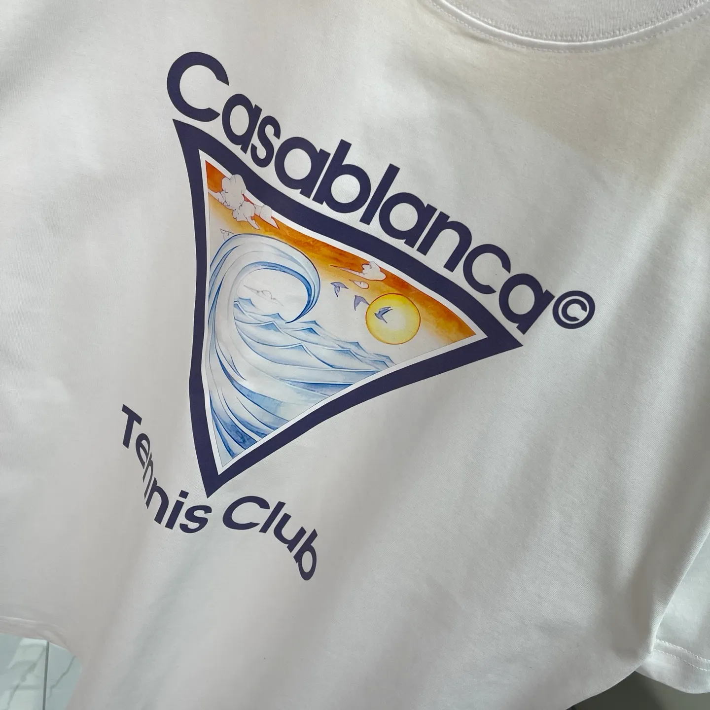 25ss New Arrival Casablanca Classic Series T ～ ， ， 。 ， Classic ， In Stock ！ ：White Black Light Blue Green Red Dark Blue Size：S M L XL XXL